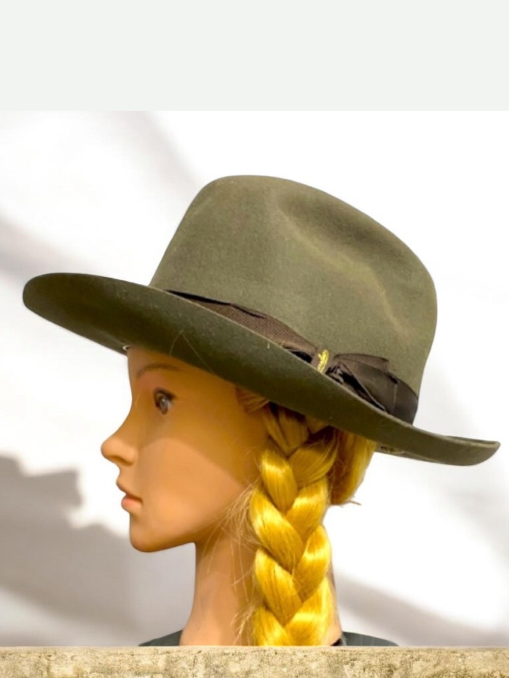 Borsalino Antica Casa Italian Made Hat Size 7/3.8 6.1/2 60